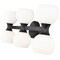 Z-Lite Artemis Vanity, 6-Light, 6.5 In.W x 25 In.L x 10.75 In.H, Matte Black/Matte Opal 494-6V-MB - alternate 4